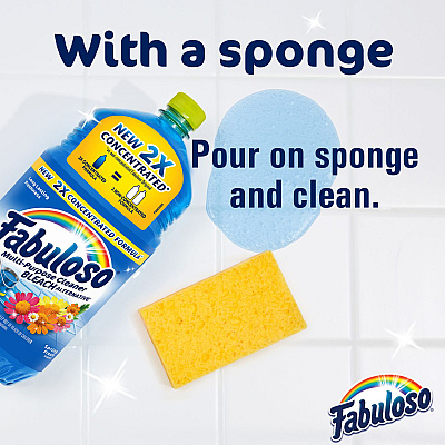 Fabuloso Multi-Use Cleaner, Spring Fresh Scent, 56 oz Bottle, 6/Carton (CPC153099CT)