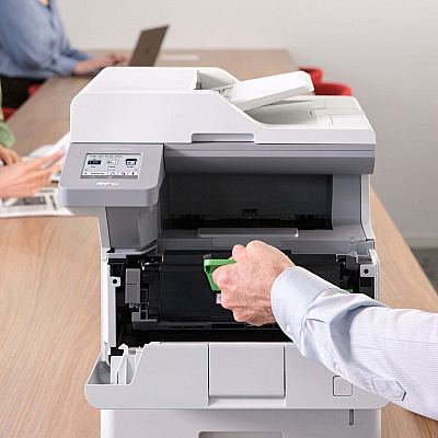 Brother Workhorse MFC-L5715DW Business Monochrome Laser All-in-One Printer, Copy/Fax/Print/Scan