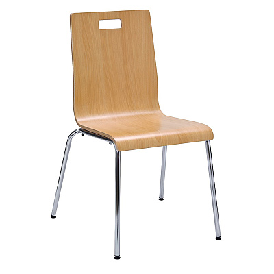 KFI Studios Pedestal Table with Four Natural Jive Series Chairs, Round, 36" Dia x 29h, Crisp Linen (KFI810389024951)