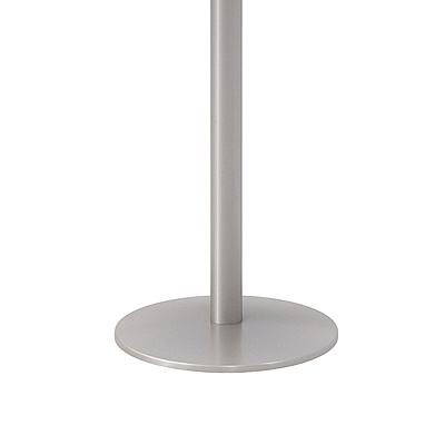 KFI Studios Pedestal Bistro Table with Four Lime Green Kool Series Barstools, Round, 36" Dia x 41h, Designer White (KFI811774037112)