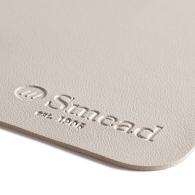 Smead Vegan Leather Desk Pads, 36 x 17, SandStone (SMD64826)