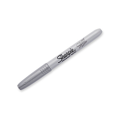 Sharpie Metallic Fine Point Permanent Markers, Metallic Silver, 36/Pack (SAN9597)