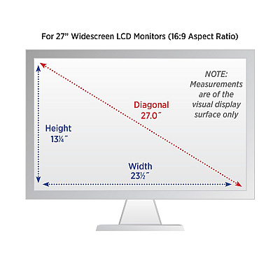 Kantek LCD Monitor Magnifier Filter for 27" Widescreen Flat Panel Monitor (KTKMAG27WL)