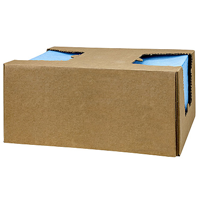 SaniWorks Deluxe Foodservice Wiper, 13 x 17, Blue, 150/Carton (HOSNF310QCB3A)