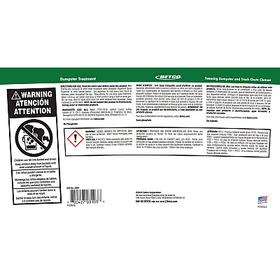 Betco Dumpster Treatment, Mango Scent, 5 gal Pail (BET26090500)