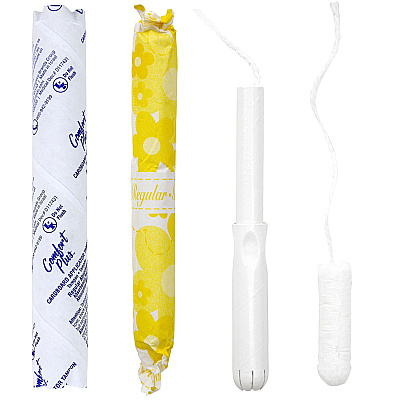 HOSPECO Comfort Plus Cardboard Applicator Tampon Vended Tube, Regular Absorbency, 200/Carton (HOSHOSCPCR200)
