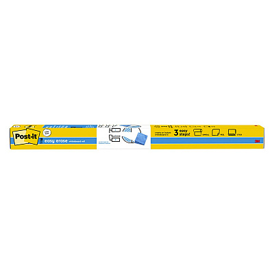 Post-it Easy Erase Permanent Marker Whiteboard Surface, 72 x 48, White Surface (MMMEE6X4)