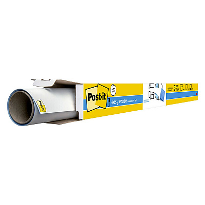 Post-it Easy Erase Permanent Marker Whiteboard Surface, 48 x 36, White Surface (MMMEE4X3)