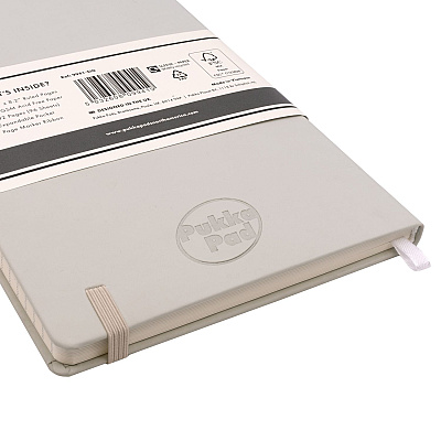PUKKA PAD Soft Cover Notebook, College Rule, Pebble Cover, (96) 8.2 x 5.11 Sheets (PUK9941SIG)