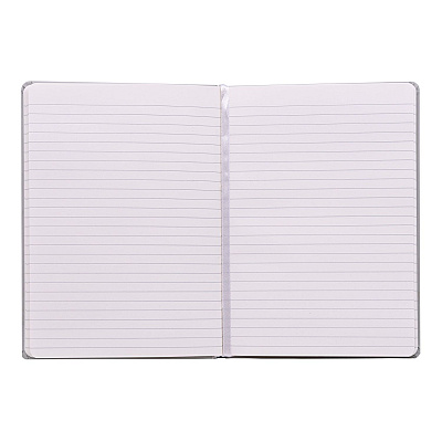 PUKKA PAD Soft Cover Notebook, College Rule, Pebble Cover, (96) 8.2 x 5.11 Sheets (PUK9941SIG)