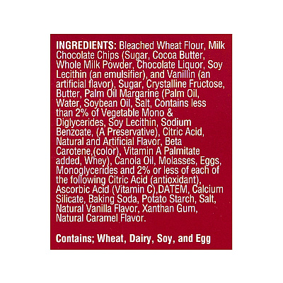 Mrs. Fields Cookies, Milk Chocolate Chip, 1 oz Individually Wrapped, 30/Box, 2 Boxes/Carton (GRR60004080)
