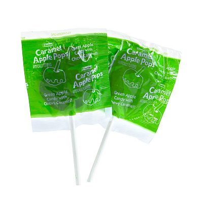 Tootsie Roll Caramel Apple Pops, 0.63 oz Individually Wrapped, 48/Box, 2 Boxes/Carton (GRR60004066)