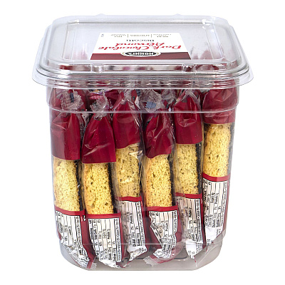 Nonni's Biscotti, Dark Chocolate Almond, 0.88 oz Packet, 25/Tub, 2 Tubs/Carton (GRR60004079)