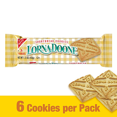 Nabisco Lorna Doone Shortbread Cookies, 1.5 oz Packet, 30/Box, 2 Boxes/Carton (GRR60004093)