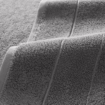 Aston & Arden Solid Turkish Washcloth 13x13 Pewter, Pack Of 8 (PNP-WC-TS1313-175PTR)