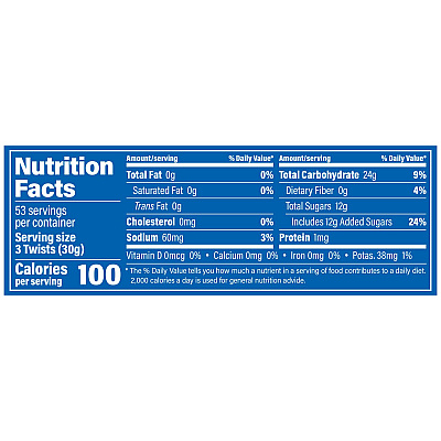 Red Vines Black Licorice Twists, 3.5 lb Jar, 2/Carton (GRR60004084)