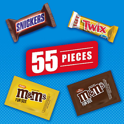 MARS Chocolate Favorites Fun Size Candy Bar Variety Mix, 110 Individaully Wrapped/Carton (GRR60000243)