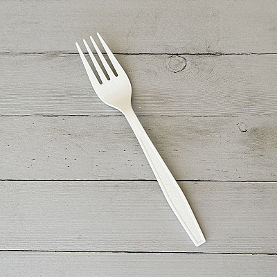 Boardwalk Heavyweight Polypropylene Cutlery, Fork, White, 1,000/Carton (BWKFORKWHPP)