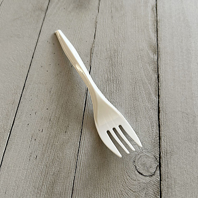 Boardwalk Mediumweight Polypropylene Cutlery, Fork, White, 1,000/Carton (BWKFORKPPMW)