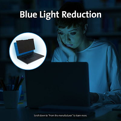 Kensington Magnetic Laptop Privacy Screen For 15.6" Widescreen Laptops; 16:9 Aspect Ratio (KMW58353)
