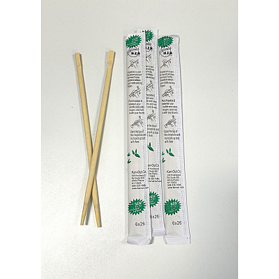Kari-Out Chopsticks, 9", White, 1,340/Carton (KOT1100310)