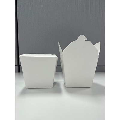 Kari-Out Food Pail, 32 oz, 4 x 3.69 x 4.55, White, Paper, 400/Carton (KOT3103032)