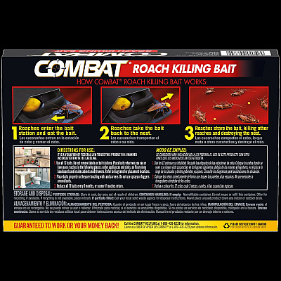 Combat Roach Bait Insecticide, 0.42 oz, 12/Pack, 10 Packs/Carton (DIA05701)