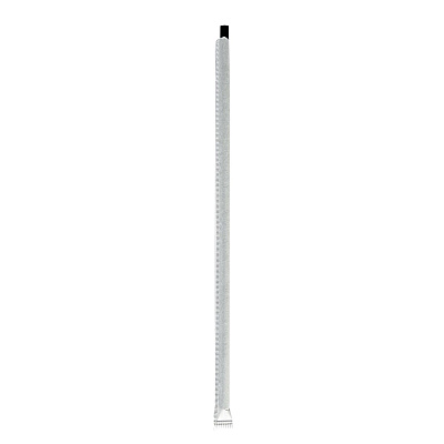 Boardwalk Wrapped Giant Straws, 10.25", Polypropylene, Black, 1,200/Carton (BWKGST1025BK)