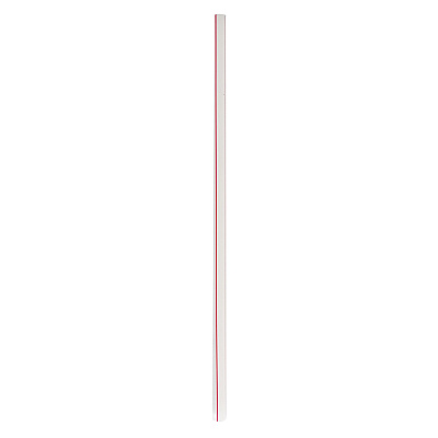 Boardwalk Wrapped Jumbo Straws, 10.25", Polypropylene, Red/White Striped, 2,000/Carton (BWKJSTW1025RW)