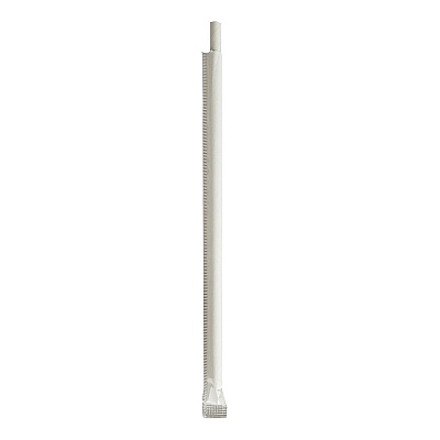 Boardwalk Wrapped Jumbo Paper Straws, 7.75", Paper, White, 1,280/Carton (BWKPPRSTRWIW)