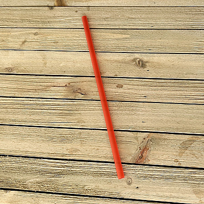 Boardwalk Jumbo Straws, 7.75", Polypropylene, Red, 2,500/Carton (BWKJSTUW775RED)