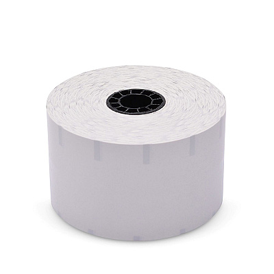 Iconex Sticky Media, 2.28" x 350 ft, White, 12 Rolls/Carton (ICX90232634)
