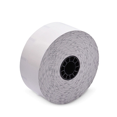 Iconex Sticky Media, 1.57" x 375 ft, White, 12 Rolls/Carton (ICX90230205)