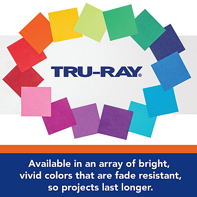 Pacon Tru-Ray Construction Paper, 76 lb Text Weight, 9 x 12, White, 50 Sheets/Pack, 50 Packs/Carton (PAC103026CT)