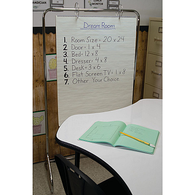 Pacon Chart Tablets, Presentation Format (1.5" Rule), 24 x 32, White, 25 Sheets, 12/Carton (PAC74710CT)