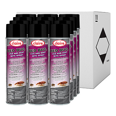Claire Bed Bug Killer, 16 oz Aerosol Spray, 12/Carton (CGC006)