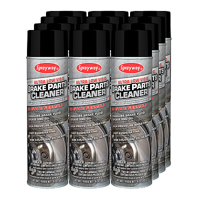 Sprayway Brake Parts Cleaner, 15 oz Aerosol Spray, 12/Carton (069)