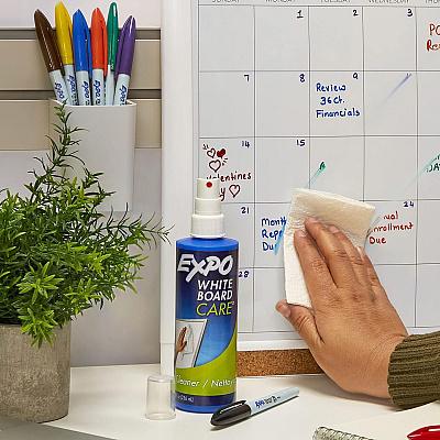 EXPO White Board CARE Dry Erase Surface Cleaner, 8 oz Spray Bottle, 12/Carton (SAN81803ACT)