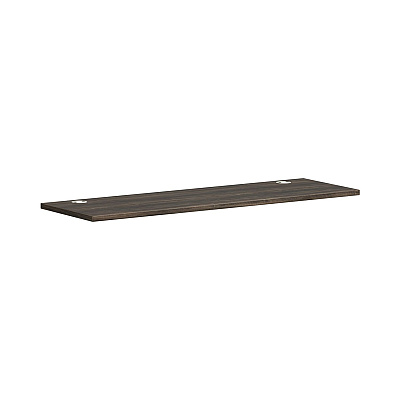 HON Coordinate Height Adjustable Desk Bundle 2-Stage, 70" x 22" x 27.75" to 47", Florence WalnutSilver (HONHAT2SFLS2270)