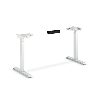 HON Coordinate Height Adjustable Desk Bundle 2-Stage, 70" x 22" x 27.75" to 47", Florence Walnut/Designer White (HONHAT2SFLW2270)