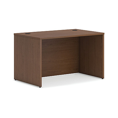 HON Mod Single Pedestal Desk Bundle, 48" x 30" x 29", Sepia Walnut (HONDS4830BBFSE1)