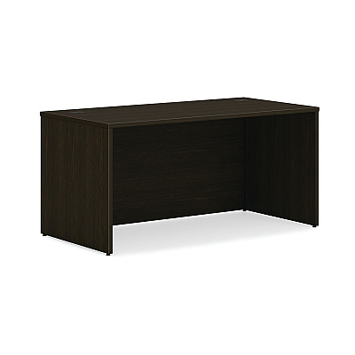 HON Mod Single Pedestal Desk Bundle, 60" x 30" x 29", Java Oak (HONMOD015)