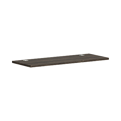 HON Coordinate Height Adjustable Desk Bundle 2-Stage, 58" x 22" x 27.75" to 47", Florence WalnutBlack (HONHAT2SFLB2258)