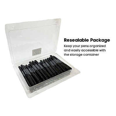 Dri-Mark Counterfeit Bill Detector Marker Pen, 3 x 7.25 x 0.6, Black, 50/Pack (DRICFD50PK)