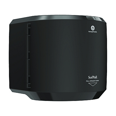 Georgia Pacific Professional SofPull CenterPull Hand Towel Dispenser, 10.13 x 10.58 x 11.33, Black (GPC58201B)