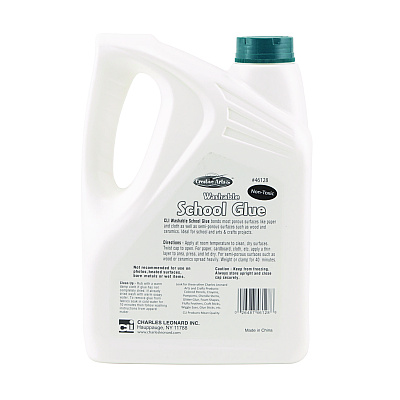 Creative Arts School Glue, 1 gal Bottle, Dries Clear (LEO46128)
