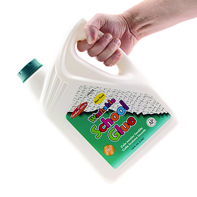 Creative Arts School Glue, 1 gal Bottle, Dries Clear (LEO46128)