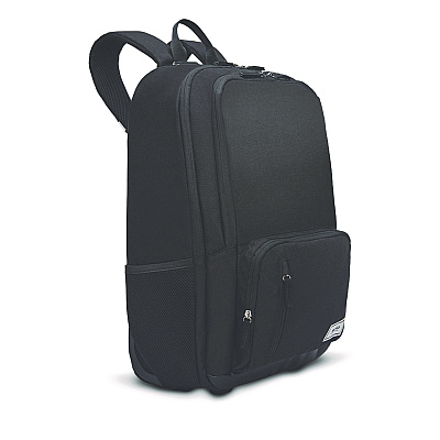 Solo Bleecker Recycled Rolling Backpack, Fits Devices Up to 15.6", 12.5 x 8 x 19, Dark Gray (USLUBN7864)