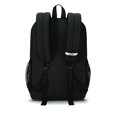Solo Re:Fresh Machine Washable Backpack, Fits Devices Up to 15.6", 11.4 x 5.25 x 17.5, Dark Gray (USLUBN7954)