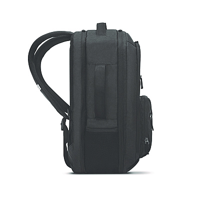 Solo Grand Travel Recycled TSA Backpack, Fits Devices Up to 17.3", 12.25 x 6.5 x 18.63, Dark Gray (USLUBN7804)